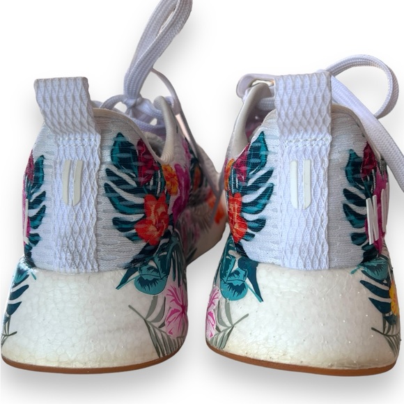 NOBULL Women's Floral White Sneakers - Picture 11 of 14